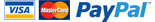 Visa/Master Card/PayPal